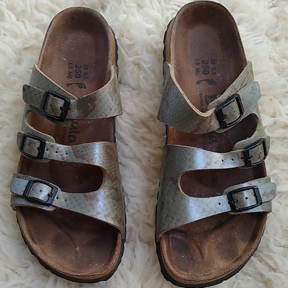 Birkenstock Shoes - Birkenstock Betula Gray Sandals Ladies 8 Narrow